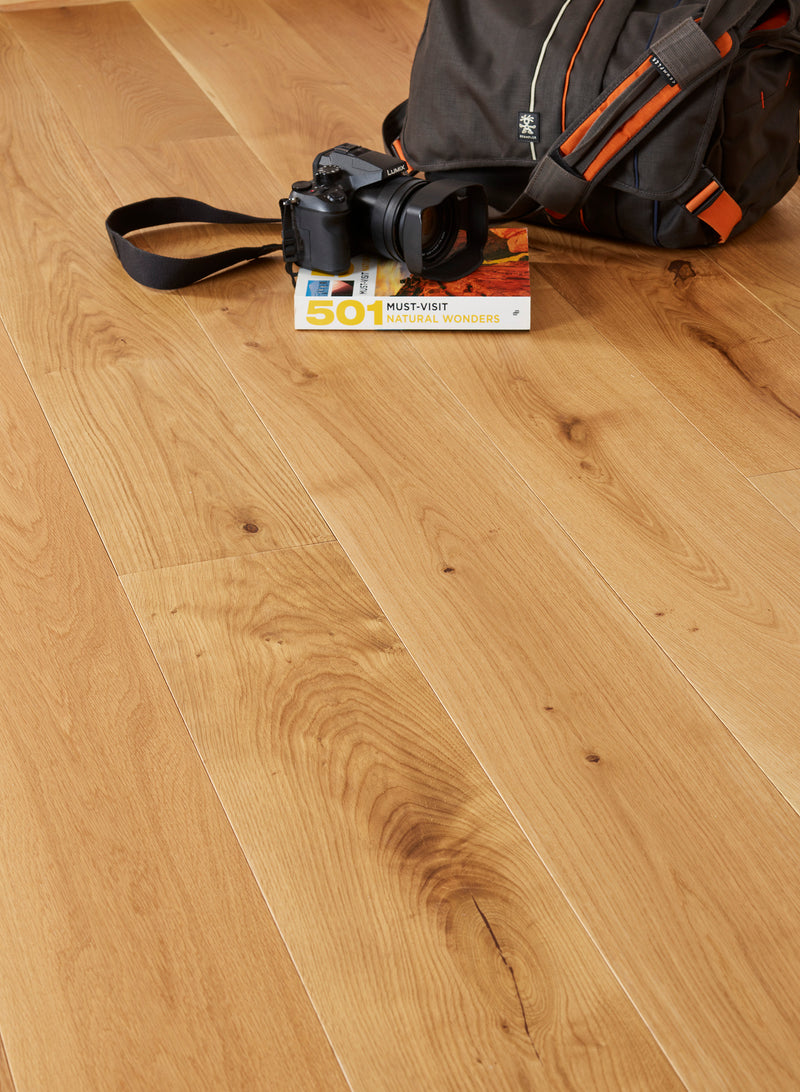 *SPECIAL OFFER* 14mm x 190mm Rustic Engineered Oak Oiled Flooring Random Lengths (2.888m2 Per Box) £29.99 Per m2