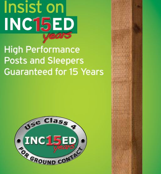 UC4 Incised Green Treated Softwood Sleeper 200mm x 100mm