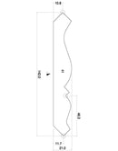 Pine Cornice 142mm x 21mm Finished Size