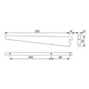 Twin Slot Shelving Brackets