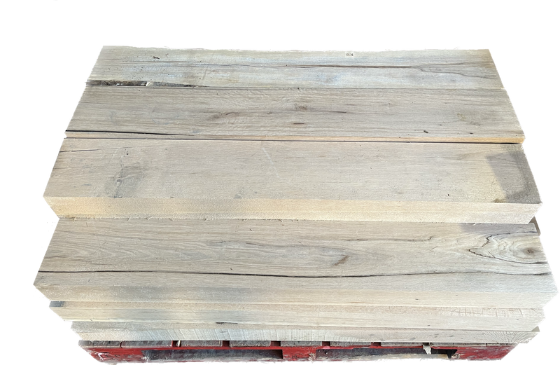 90mm x 190mm x 1200mm (8"x 4") Planed Oak Sleepers (COLLECTION ONLY)