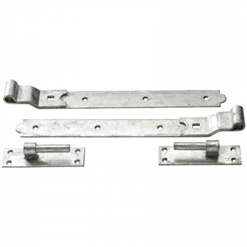 350mm 14" No.130 Cranked Hook & Bands - PREPACKED Galv'd
