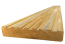 28mm x 144mm 2 Strip Grooved Anti Slip Treated Decking:  £7.99 per metre