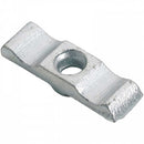 Pack of 2 x 50mm 2" No.15 Plain Turn Buttons - PREPACKED BZP-E/Galv