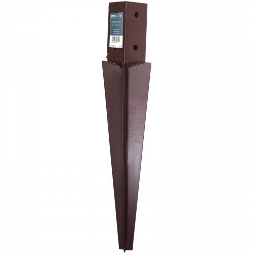 50mm 2" x 2" No.4700 PerryPost Bolt Grip Fence Post Support to Drive - 450mm Spike Metpost