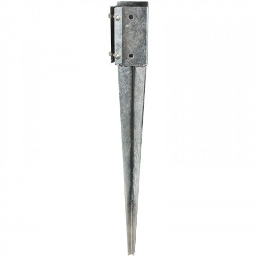 75mm 3" x 3" No.4701 PerryPost Bolt Grip Fence Post Support to Drive  with 600mm Spike