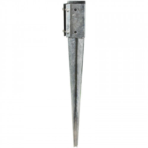 100mm 4" x 4" No.4701 PerryPost Bolt Grip Fence Post Support to Drive  with 750mm Spike