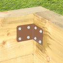 No.4717 Internal Sleeper Corner Support Bracket Pre-Galvanised