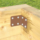 No.4717 Internal Sleeper Corner Support Bracket Brown