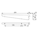Twin Slot Shelving Brackets