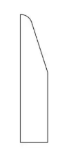 14.5mm x 44mm MDF Chamfer Architrave 4.4m Length *LIMITED STOCK*