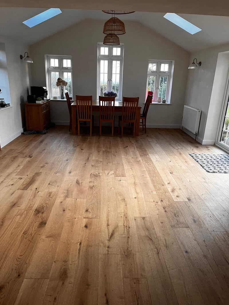 14mm x 190mm Rustic Engineered Oak Brushed & Oiled Flooring 1900mm Lengths (2.888m2 Per Box) £39.99 Per m2