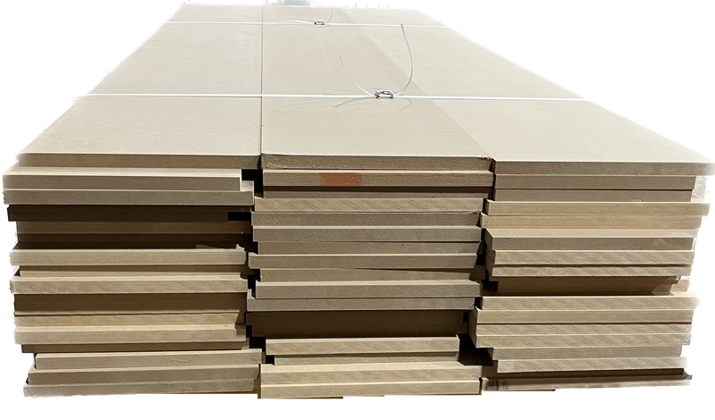 18mm Mdf Rips = 300mm Wide x 2440mm Long