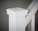 White Primed Pyramid Newel Cap