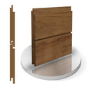 Thermowood Radiata Pine Clear Shiplap (21mm x 122mm Cover) : £7.99 per metre