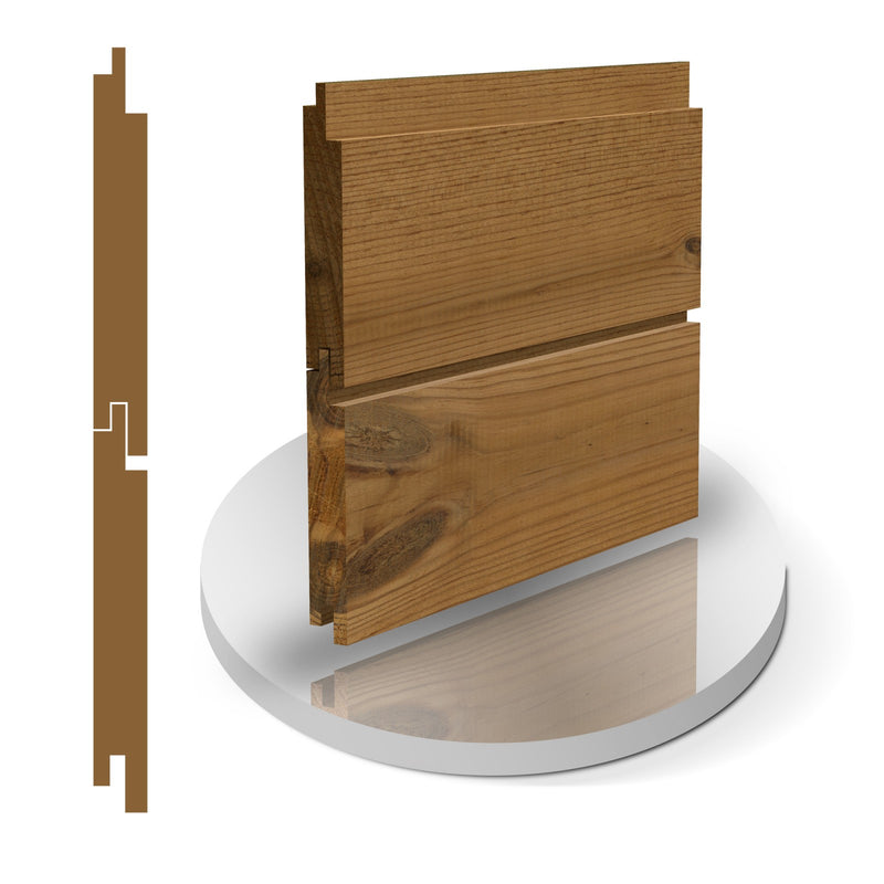 Thermowood Shadow Groove (20mmThick x 105mm Cover) : £4.49 per metre