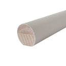 White Primed 54mm Round Mopstick Handrail 4.2m Long