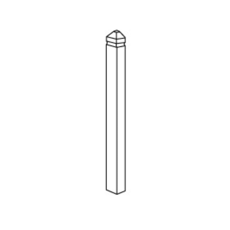 Treated Patrice Newel Post 82mm x 82mm x 1200mm Long