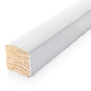 Un-grooved White Primed Immix Style Handrail 58mm x 58mm