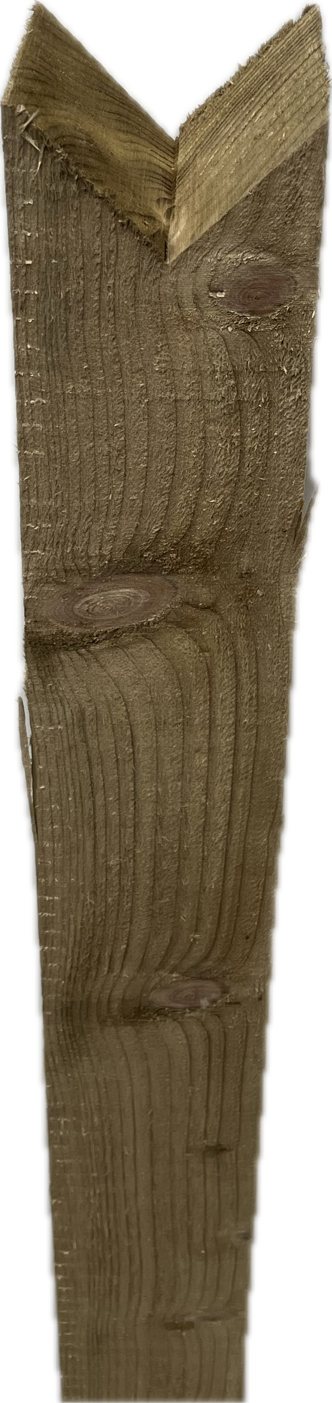 1.0m Treated UC3 Birds Mouth Fence Post 100mm x 100mm (4"x 4")