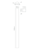 RE-NEWEL® OAK CLADDING 1500MM KIT INCLUDING CAP