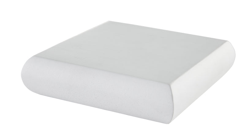 White Primed Low Profile Newel Cap