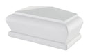 White Primed Pyramid Newel Half Cap