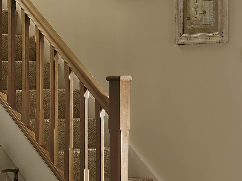 Oak Low Profile Half Newel Cap