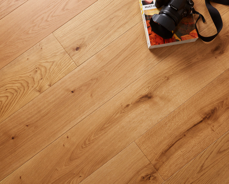 14mm x 190mm Rustic Engineered Oak Oiled Flooring 1900mm Lengths (2.888m2 Per Box) £39.99 Per m2