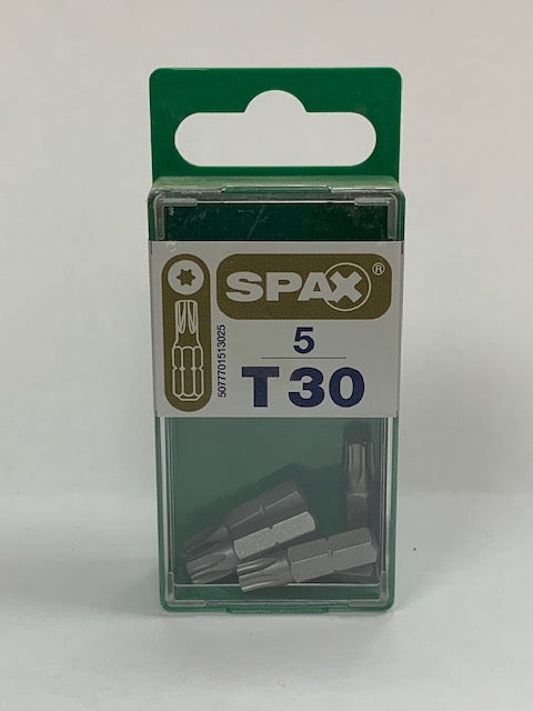 Spax T30 Bits 25mm (5)