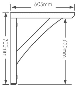 Softwood Gallows Bracket