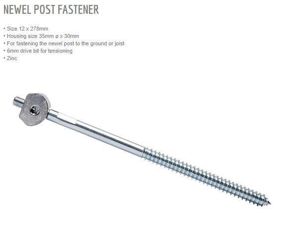 Zipbolt Newel Post Fastener