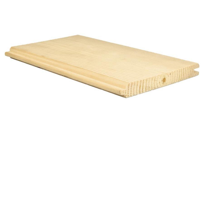 19X125MM NOM MATCHBOARD PLANED TIMBER REDWOOD TG&V :  £1.69 per metre - Davies Timber Ltd