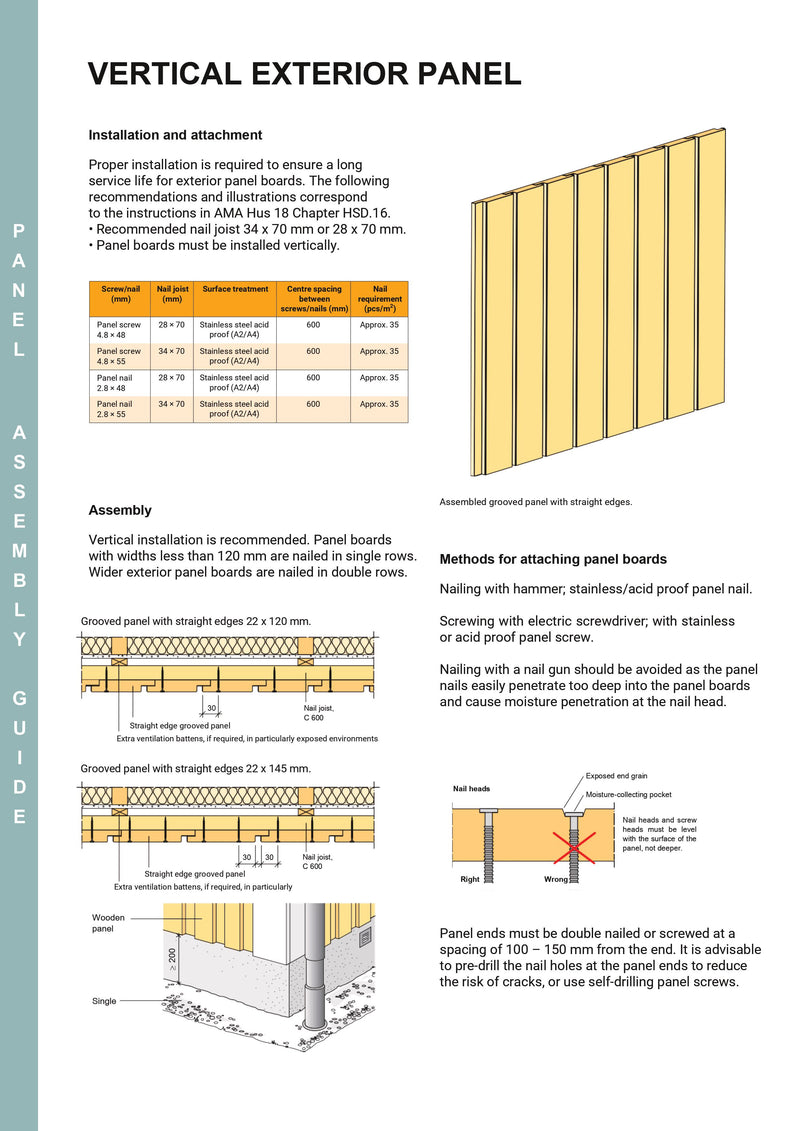 Treated Linax Sparpanel 25x125 Rebated Shadow Gap Cladding  (21mm Thick x 103mm Cover) £4.15 Per metre