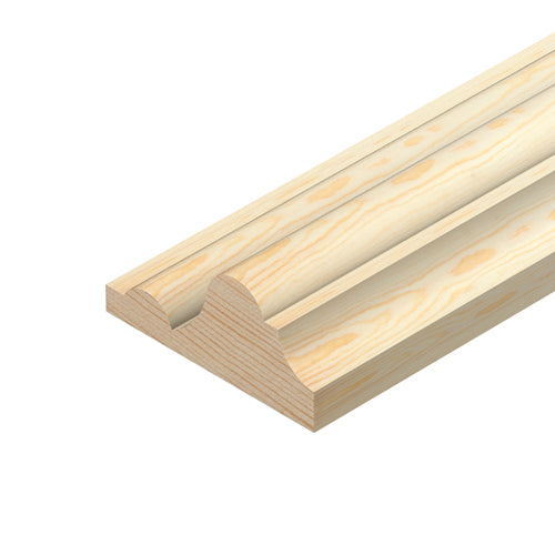 Dado Rail 45x20mm Pine 2.4m Lengths