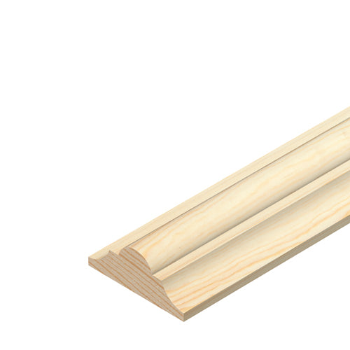Double Astragal 21x9mm Pine 2.4m Lengths