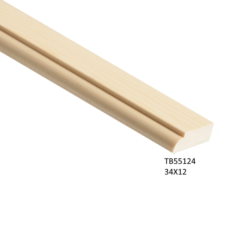 DRST 34 X 12MM 2.4MTR PINE (I)