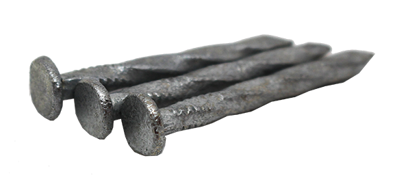 30mm Square Galvanised Twist Nails 2.5KG