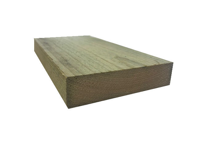 22mm x 100mm Sawn Green Treated (4"x 1") :  £1.08 per metre