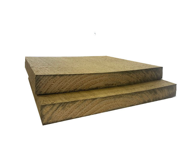 22mm x 200mm Sawn Green Treated (8"x 1") :   £2.60  per metre