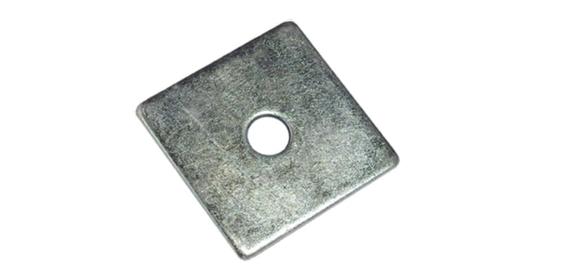 M10 Square Plate Washers Bzp (Pack 10)