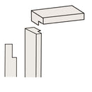 REDWOOD DOOR CASING 2'9"