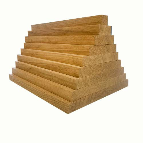 25mm x 100mm Planed American White Oak (4"x 1") (Finish 20mm x 95mm) : From £9.08 per metre