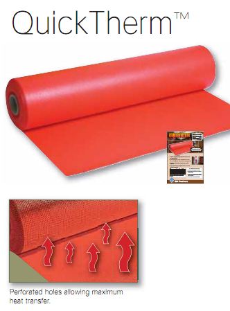 Quick Therm Flooring Underlay For Under Floor Heating 10m2 Roll