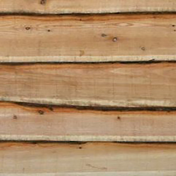 3.6m Waney Edge Larch (Average 8"-10" Wide)